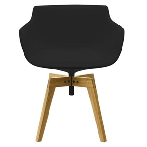 fauteuil - Flow Armchair - pieds en chêne Jean-Marie Massaud